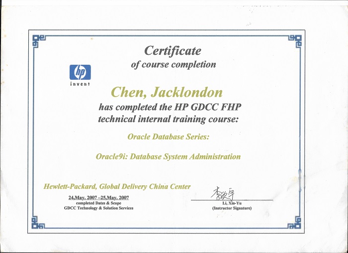 Oracle 数据库系统管理员, Oracle-9i Database System Administration Oracle 数据库系统管理员, Oracle-9i Database System Administration