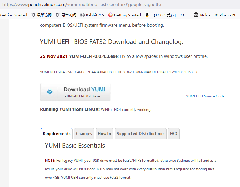 image file for download exe file of YUMI UEFI